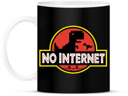 printfashion No internet - Bögre - Fekete (1481369)