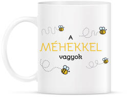 printfashion A méhekkel vagyok - Bögre - Fehér (6601259)