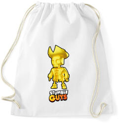 printfashion Stumble Guys - Capt. Goldhert - Sportzsák, Tornazsák - Fehér (16083083)