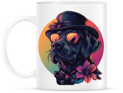 printfashion Elegáns Labrador - Bögre - Fehér (16704620)