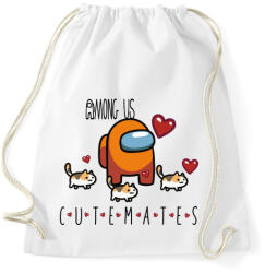 printfashion Among us crewmates - cute mates - Sportzsák, Tornazsák - Fehér (4208560)