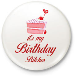 printfashion Ez az én szülinapom. . . - Kitűző, hűtőmágnes - Fehér (3074965)