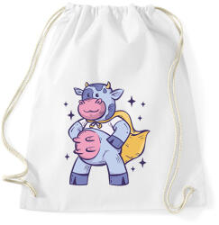printfashion Szuper tehén - Sportzsák, Tornazsák - Fehér (7527248)