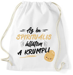 printfashion Spirituális állat - Sportzsák, Tornazsák - Fehér (8149199)