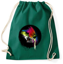 printfashion Fertőzött - Sportzsák, Tornazsák - Sötétzöld (52521)