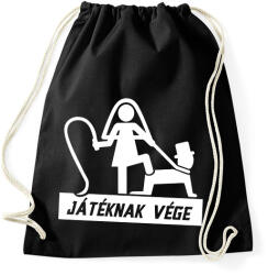 printfashion A játéknak vége - Sportzsák, Tornazsák - Fekete (1731248)
