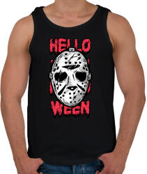 printfashion HELLOWEEN PÉNTEK 13 - Férfi atléta - Fekete (9529916)