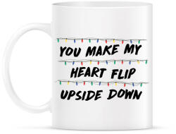 printfashion Upside down heart - Bögre - Fehér (11698462)