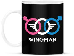 printfashion wingman - Bögre - Fekete (1700674)