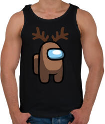 printfashion Among us rénszarvas - Férfi atléta - Fekete (5654006)