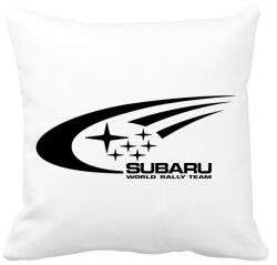 printfashion Subaru Rally Team - Párnahuzat, Díszpárnahuzat - Fehér (2114061)