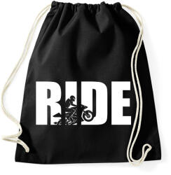 printfashion Ride motoros póló - Sportzsák, Tornazsák - Fekete (9393405)