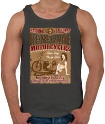 printfashion Hitehagyott - Férfi atléta - Sötétszürke (193401)