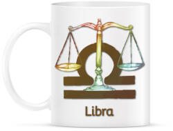 printfashion Libra színes - Bögre - Fehér (6267684)