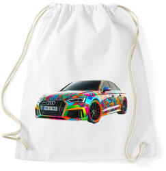 printfashion Audi - Sportzsák, Tornazsák - Fehér (15207192)