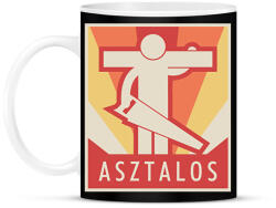 printfashion asztalos - Bögre - Fekete (1628042)