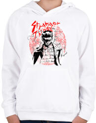 printfashion Stranger Things - Gyerek kapucnis pulóver - Fehér (2626851)