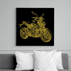 printfashion motor - Vászonkép - Fekete (8959548)