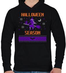 printfashion Halloween Season - Férfi kapucnis pulóver - Fekete (9526659)