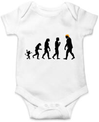 printfashion Trump evolúció - Baba Body - Fehér (2478274)