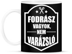 printfashion FODRÁSZ, NEM VARÁZSLÓ - Bögre - Fekete (934015)