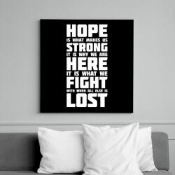 printfashion God of War idézet - Vászonkép - Fekete (11345917)