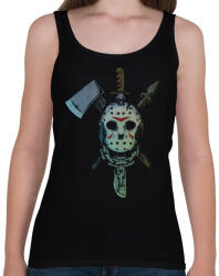 printfashion Jason Voorhees 5 - Női atléta - Fekete (5563821)