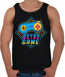 printfashion Retro játékos - Férfi atléta - Fekete (2667529)