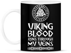 printfashion Viking blood - Bögre - Fekete (15516408)