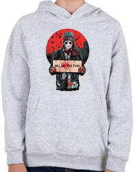 printfashion A kajáért - Gyerek kapucnis pulóver - Sport szürke (314964)