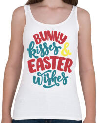 printfashion Bunny kisses & Easter wishes - Női atléta - Fehér (6328775)