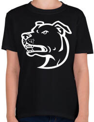 printfashion Amstaff 03 - Gyerek póló - Fekete (11275124)