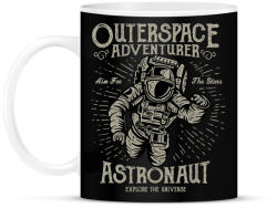 printfashion Űrhajós kaland - Bögre - Fekete (798517)