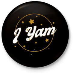 printfashion Páros póló barátnak, barátnőnek édesburgonya - Kitűző, hűtőmágnes - Fekete (11398820)