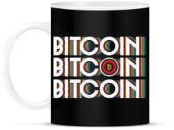 printfashion BITCOIN 4 EVER 54 - Bögre - Fekete (6119789)