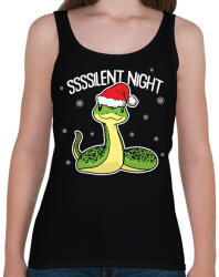 printfashion Ssssilent night - Női atléta - Fekete (9478535)