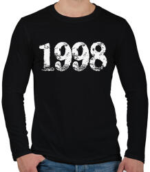 printfashion 1998 - Férfi hosszú ujjú póló - Fekete (6200529)