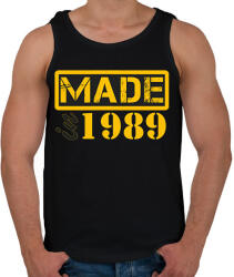 printfashion 1989 - Férfi atléta - Fekete (12812847)