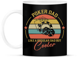 printfashion Poker Dad - Bögre - Fekete (15561773)