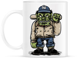 printfashion Baseball szörny - Bögre - Fehér (787519)