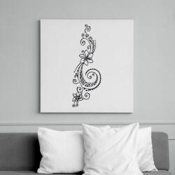 printfashion Maori virág2 - Vászonkép - Fehér (11382679)