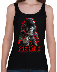 printfashion PREDATOR - Női atléta - Fekete (13163671)
