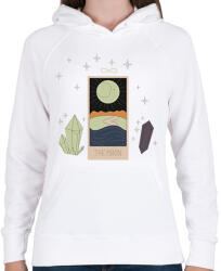 printfashion Varázs kártya - Női kapucnis pulóver - Fehér (6280089)