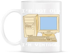 printfashion Retro számítógép - Bögre - Fehér (10142695)