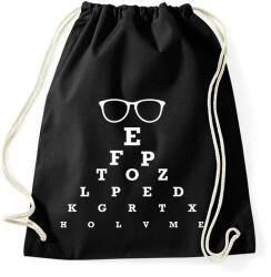 printfashion Látásvizsgáló - Sportzsák, Tornazsák - Fekete (12646213)