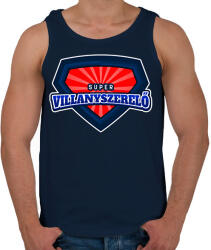 printfashion SUPER VILLANYSZERELŐ - Férfi atléta - Sötétkék (11489369)