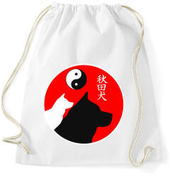 printfashion Japán Akita - Sportzsák, Tornazsák - Fehér (4839490)