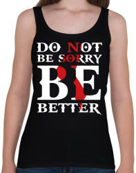 printfashion Kratos idézet - Női atléta - Fekete (11344415)