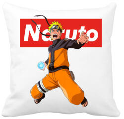 printfashion Naruto Uzumaki Rasengan - Párnahuzat, Díszpárnahuzat - Fehér (5411764)