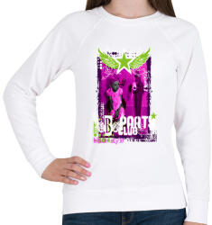 printfashion PARTY CLUB - Női pulóver - Fehér (303925)
